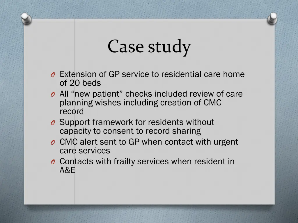 case study