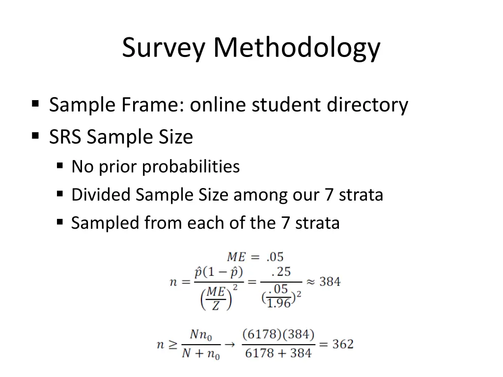 survey methodology