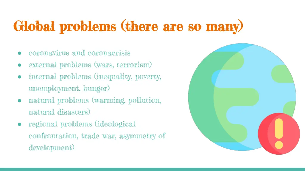 global problems there are so many global problems