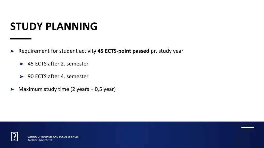 study planning 1
