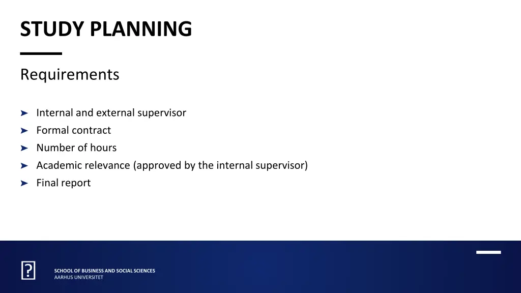 study planning 3
