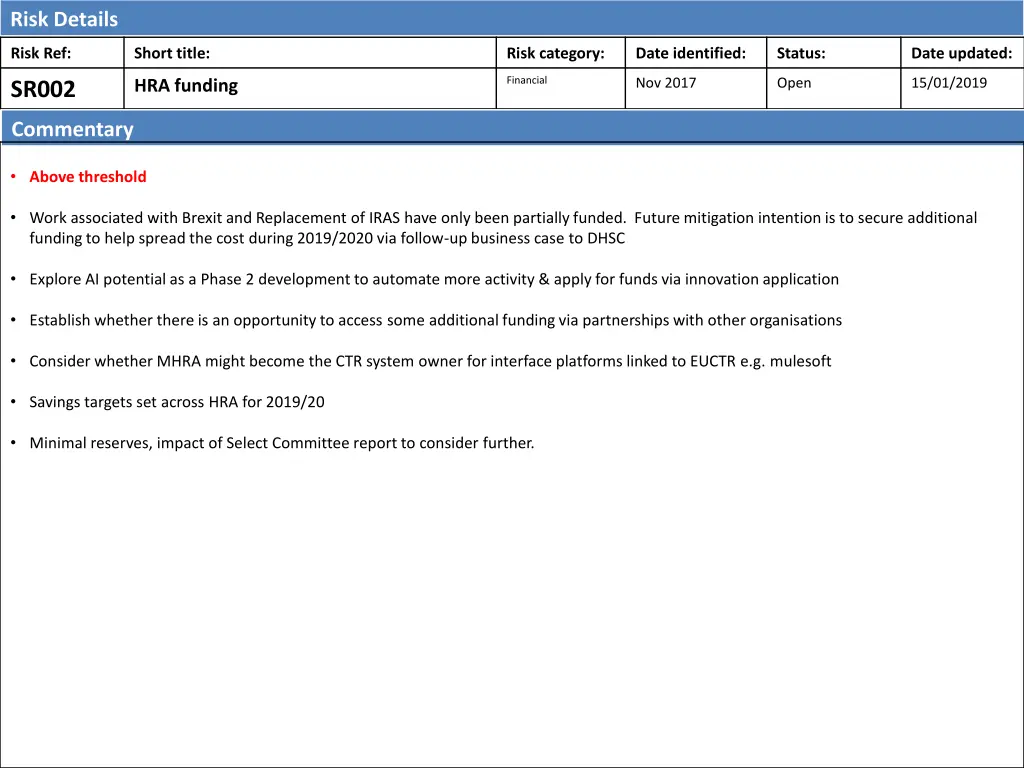 risk details 3