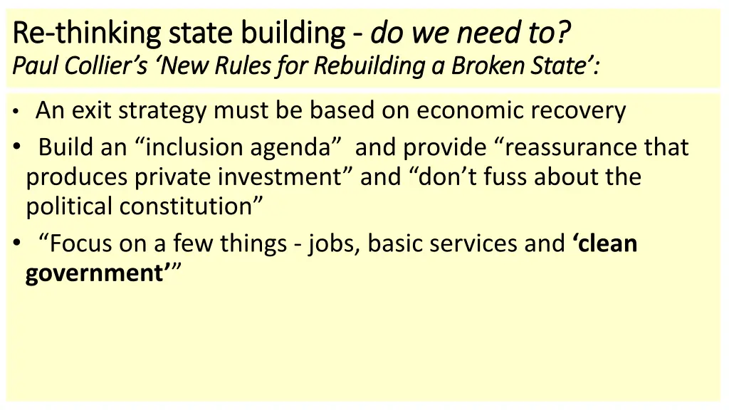 re re thinking state building thinking state 1