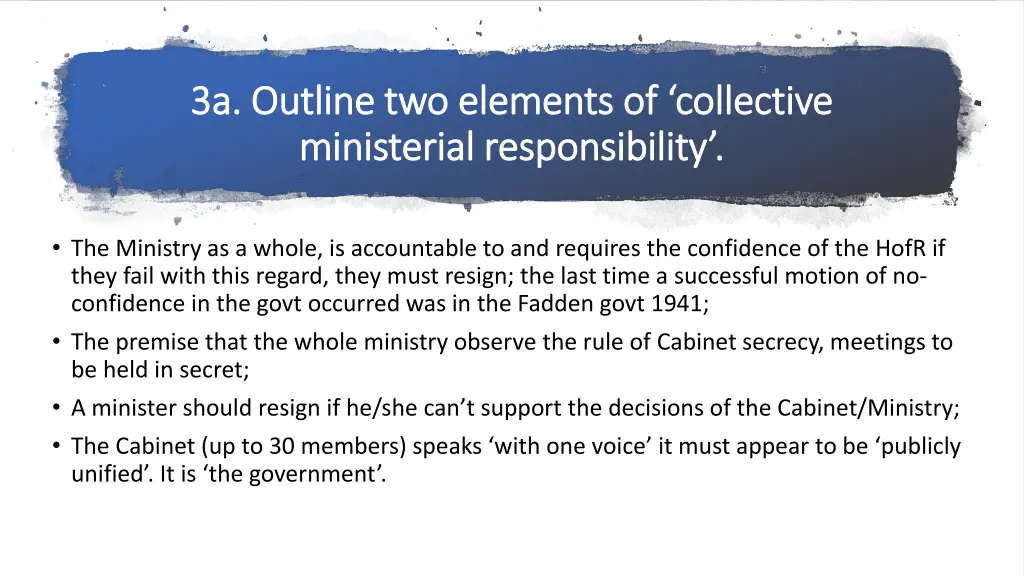 3a outline two elements of collective 3a outline