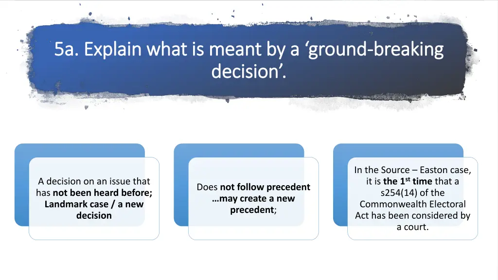 5a explain what is meant by a ground 5a explain