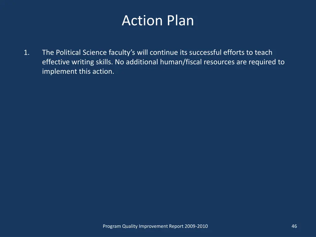 action plan 2