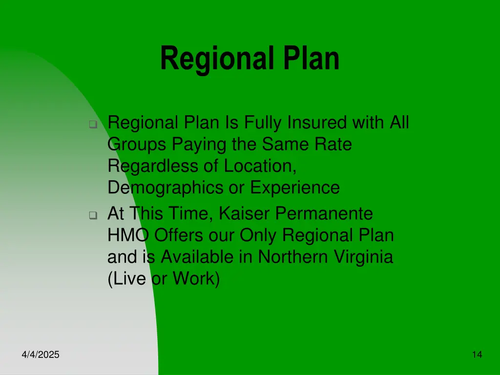 regional plan