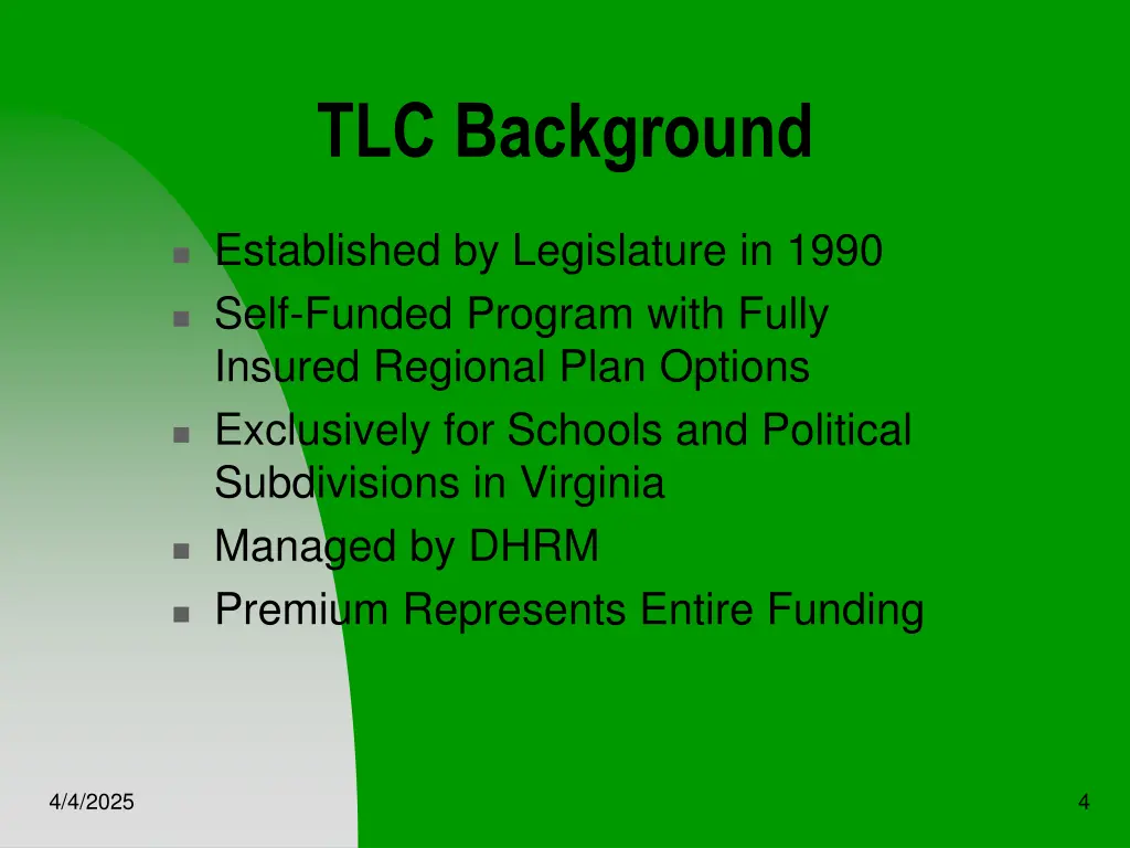 tlc background