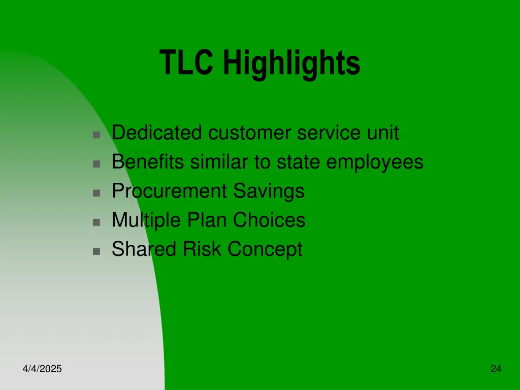 tlc highlights