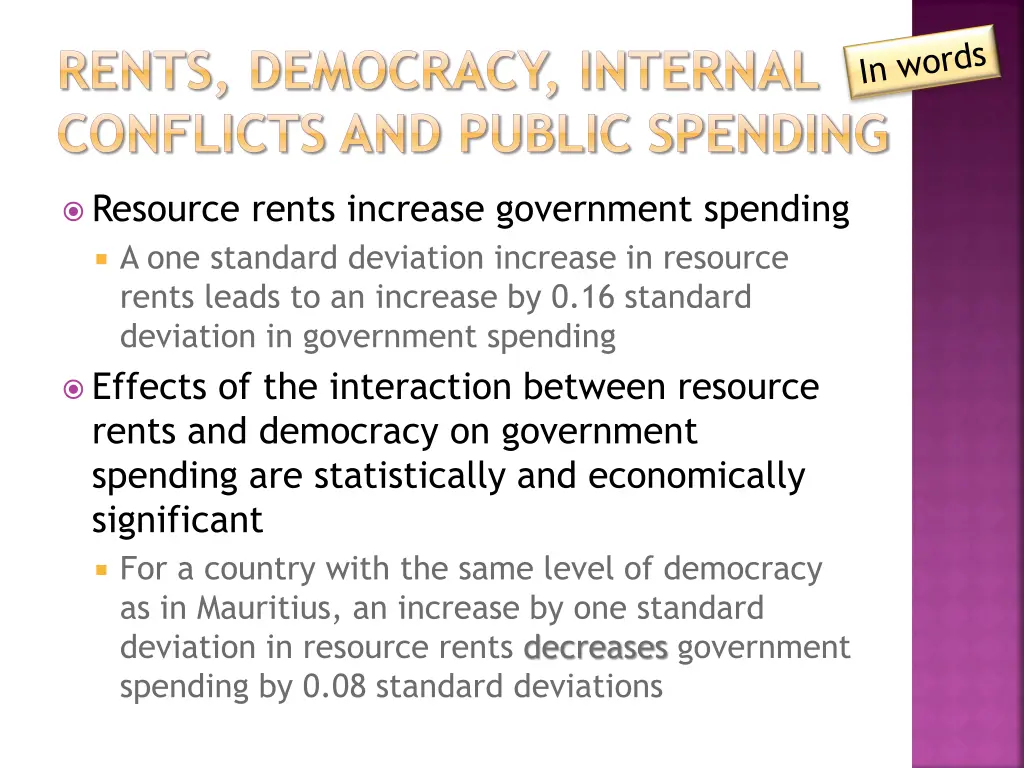 rents democracy internal conflicts and public 4