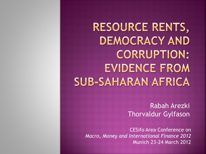 resource rents democracy and corruption evidence