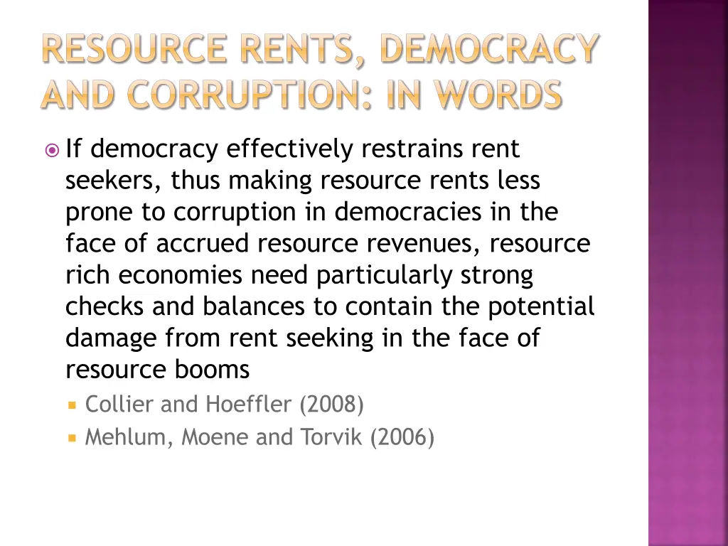 resource rents democracy and corruption in words 3