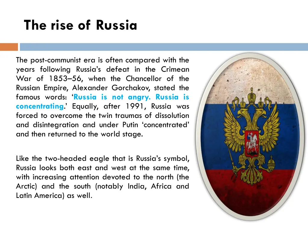 the rise of russia