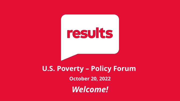 u s poverty policy forum october 20 2022 welcome