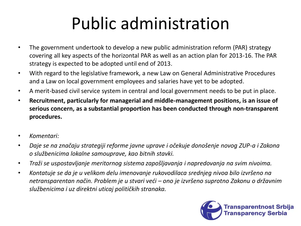 public administration