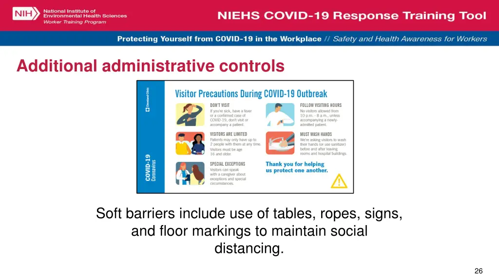 additional administrative controls