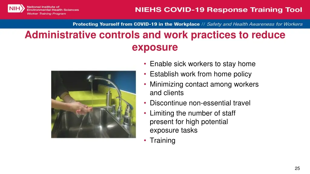 administrative controls and work practices
