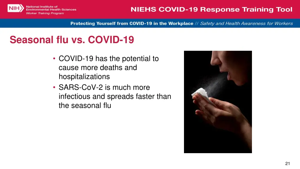 seasonal flu vs covid 19