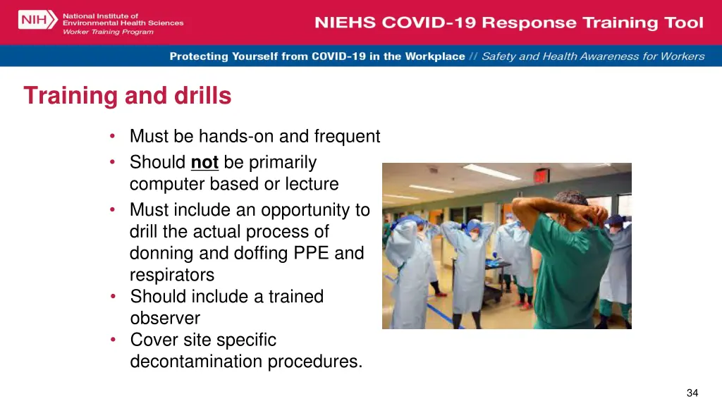 training and drills