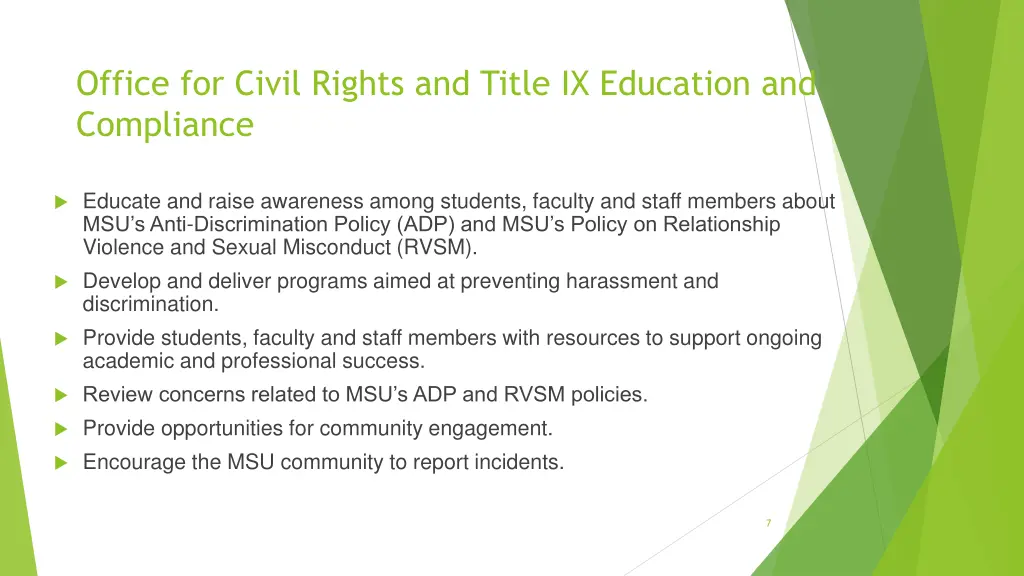 office for civil rights and title ix education 1