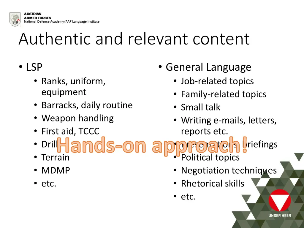 authentic and relevant content 1