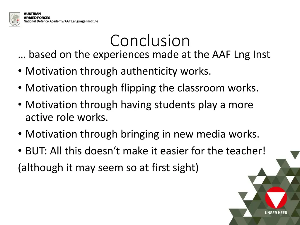 conclusion
