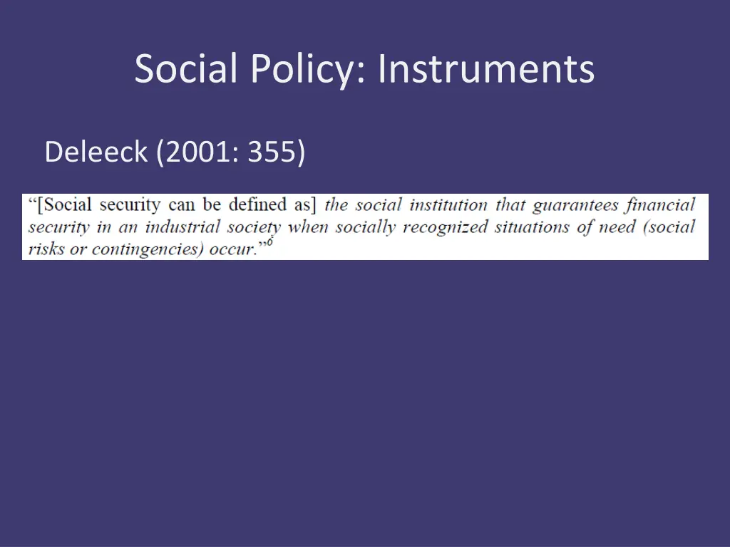 social policy instruments 3