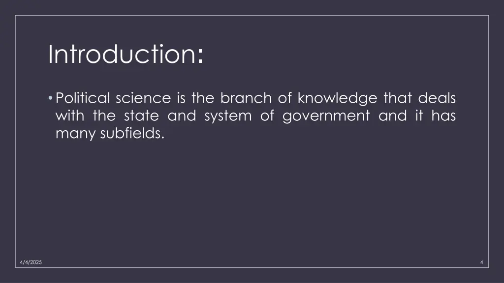 introduction