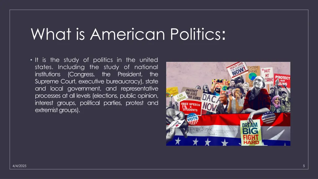 what is american politics
