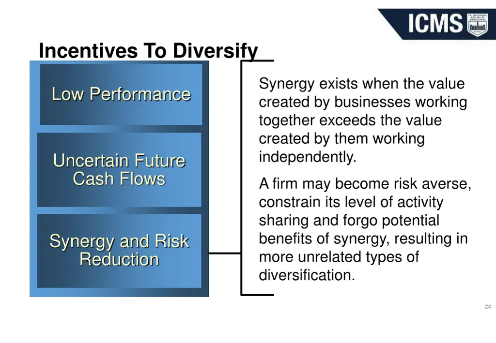 incentives to diversify 2