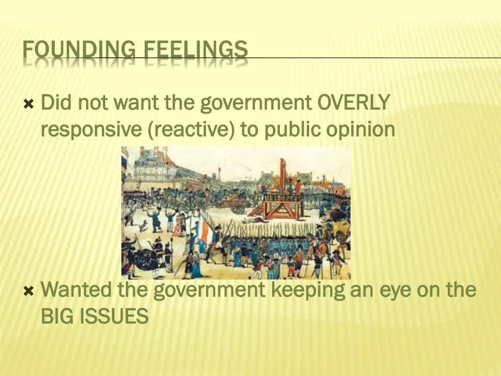 founding feelings