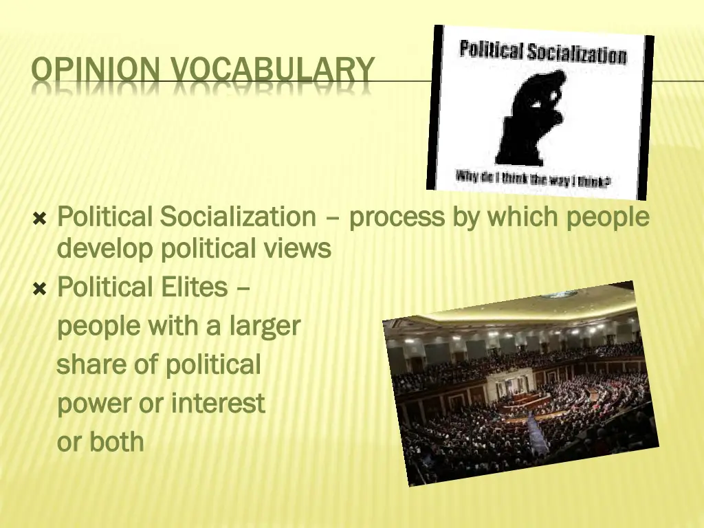 opinion vocabulary 1