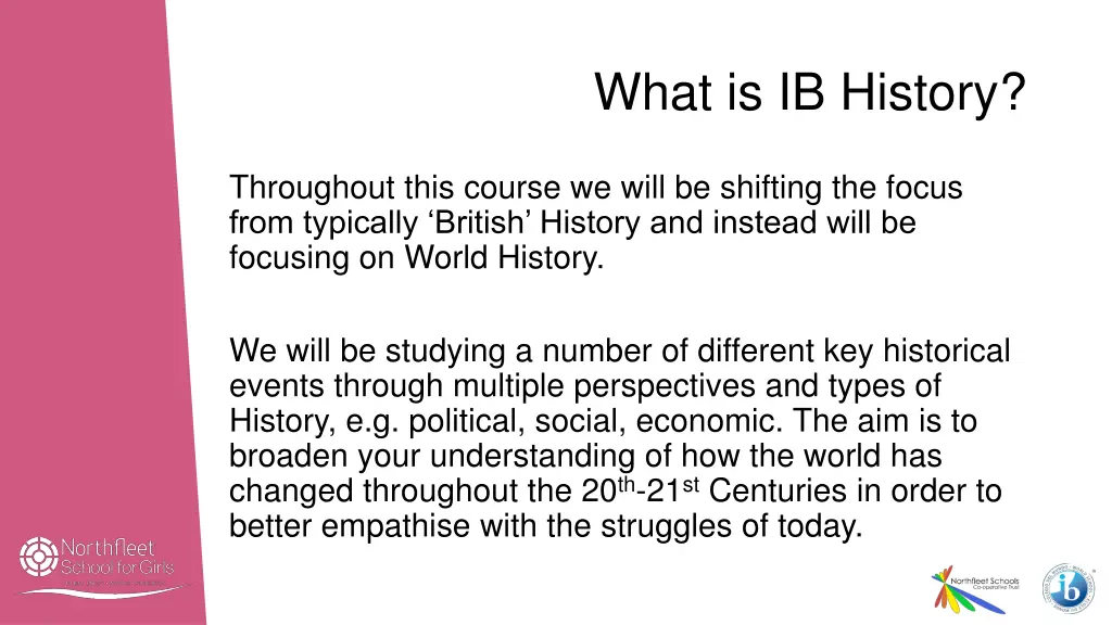 what is ib history