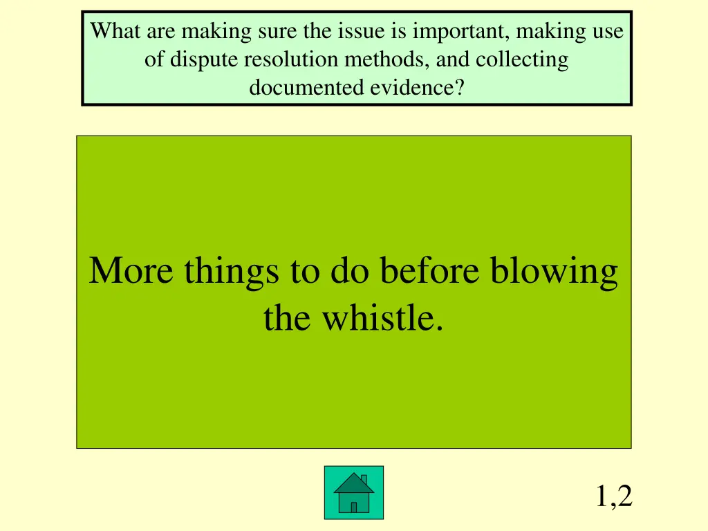 what are making sure the issue is important