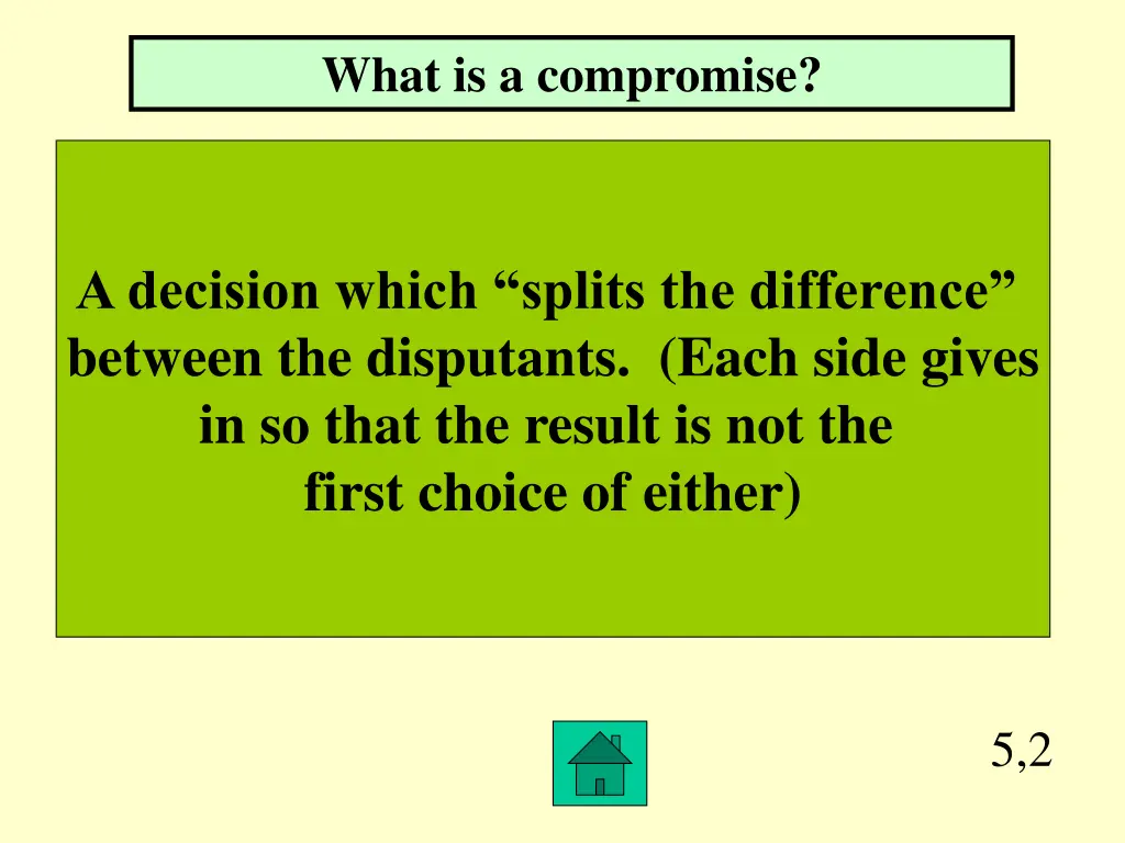 what is a compromise