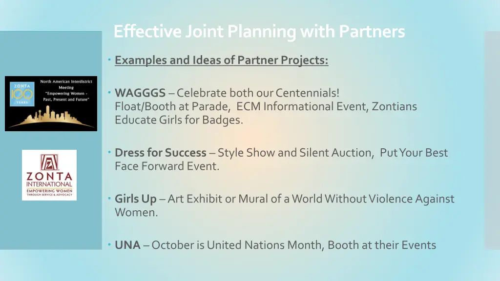effective joint planning with partners 2
