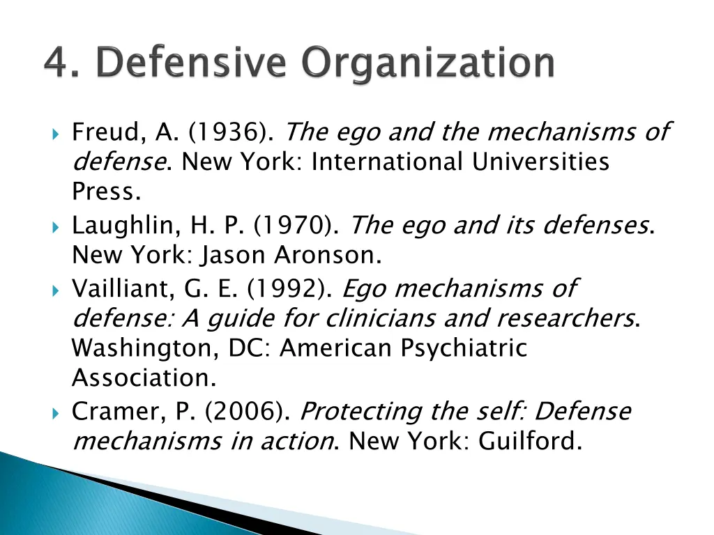 freud a 1936 the ego and the mechanisms