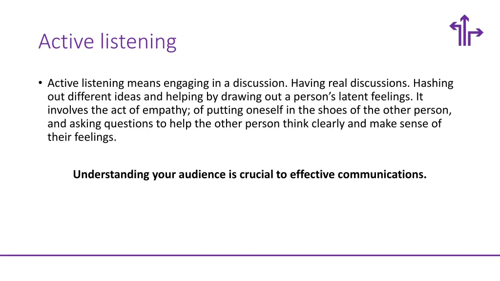 active listening