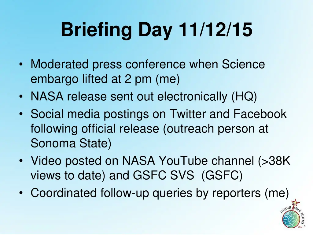 briefing day 11 12 15