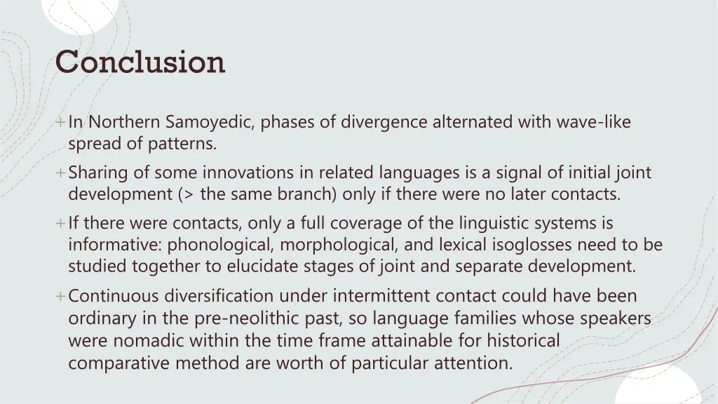 conclusion
