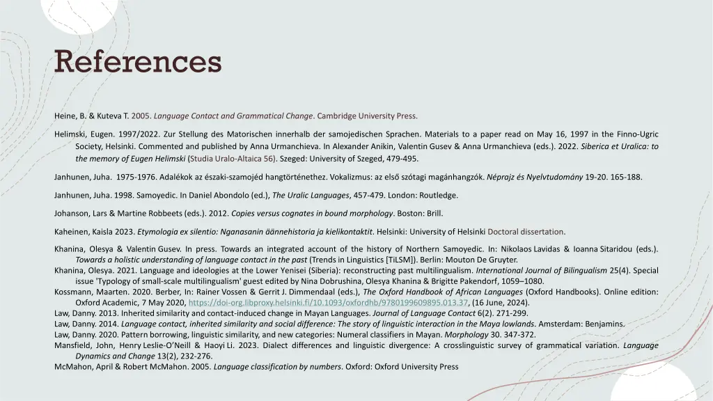 references 1
