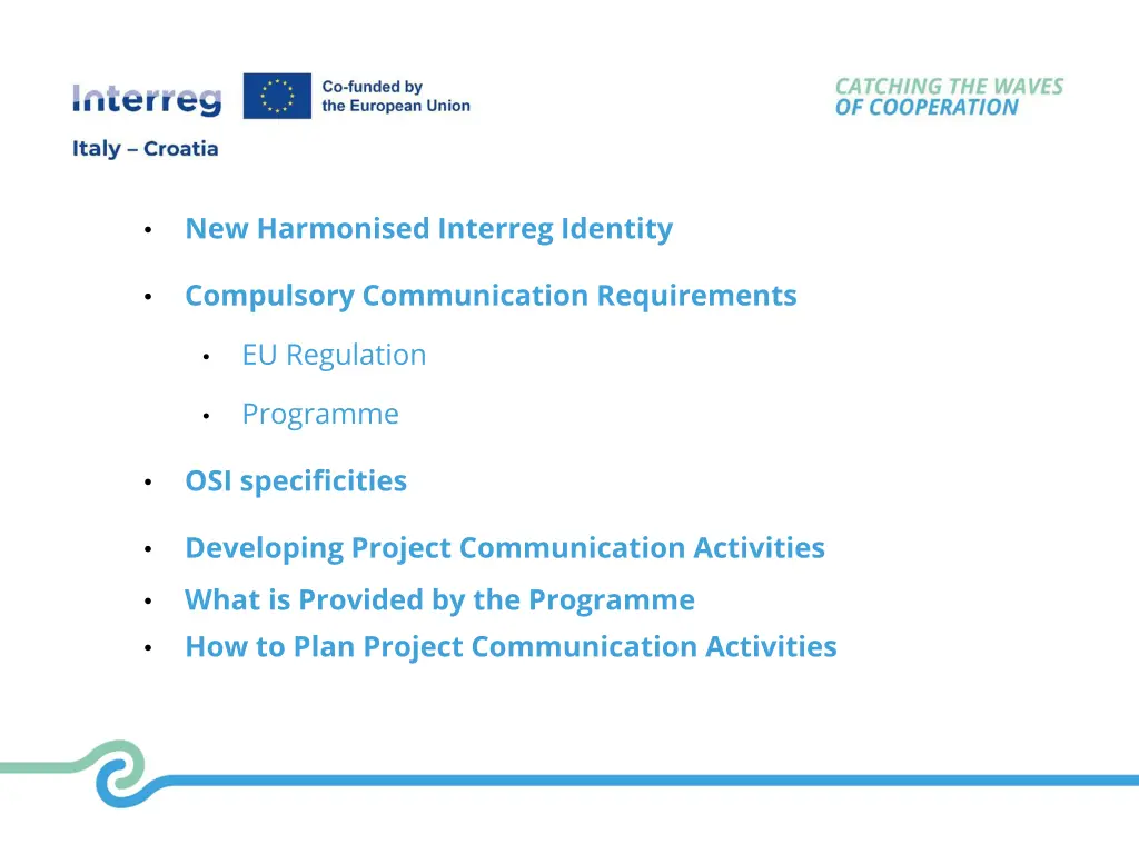 new harmonised interreg identity