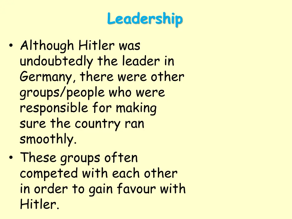 leadership