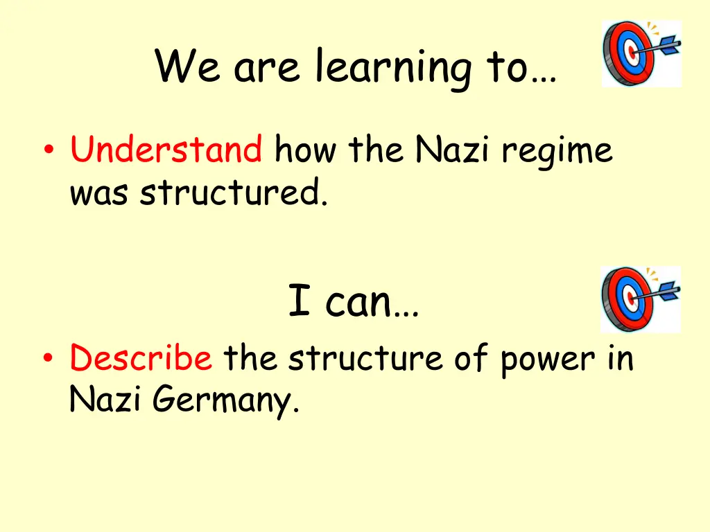 we are learning to