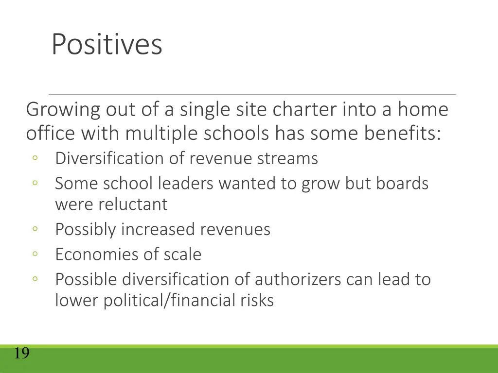 positives