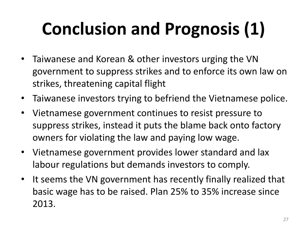 conclusion and prognosis 1