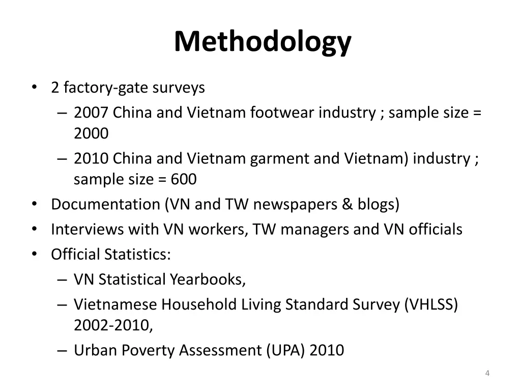 methodology