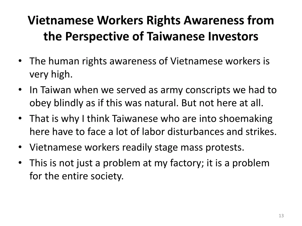 vietnamese workers rights awareness from