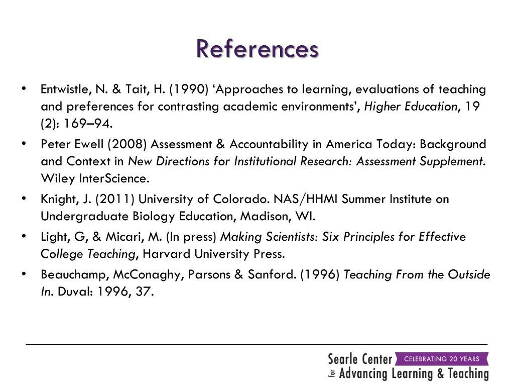 references