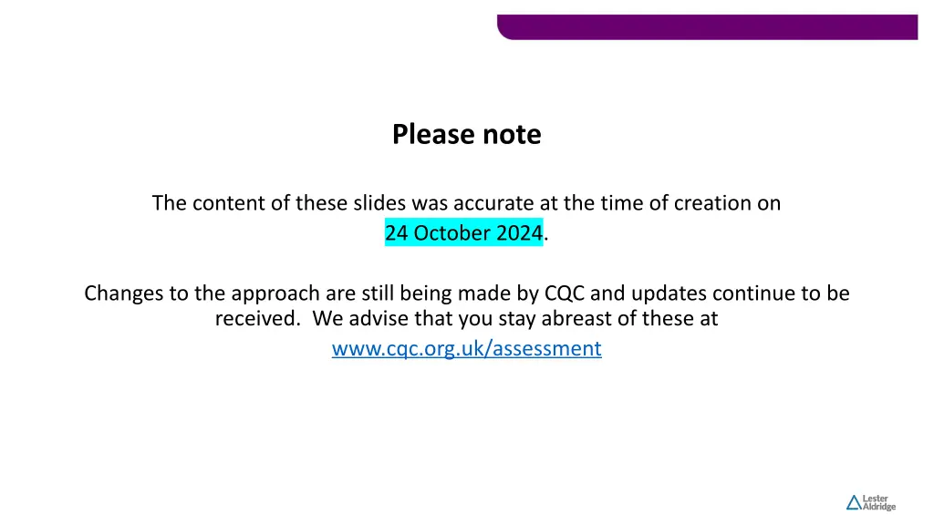 please note